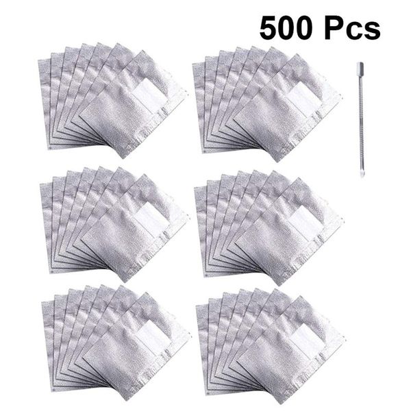 

nail art kits 200pcs manicures tin foil remover tools plate