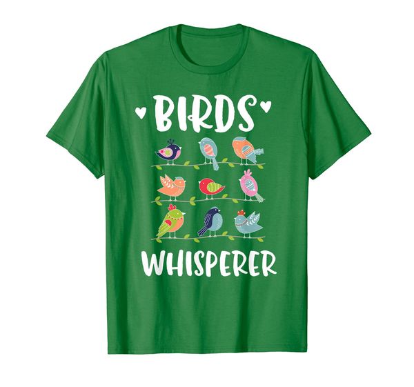 

birds whisperer shirt bird lover birder gifts ornithology, White;black