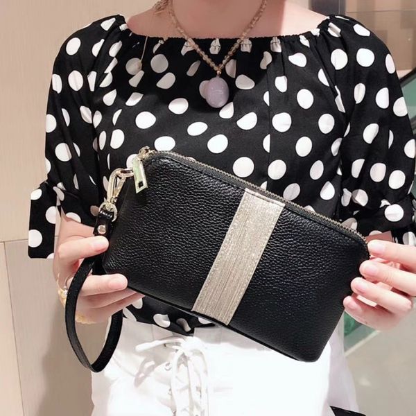 

small leather clutch womens bags 2021 fashion casual clutchs mini serpentine bag handbag hand-held mobile phone b7t73
