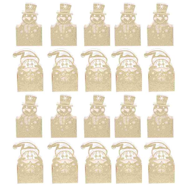 

gift wrap 20pcs exquisite christmas candy box xmas hollow wrapping boxes