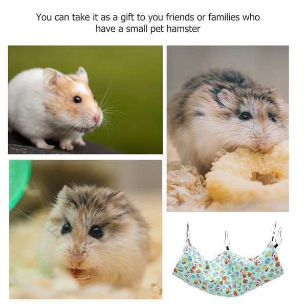 

small animal supplies 1pc hamster hammock warm pet sleeping bag hanging house nest