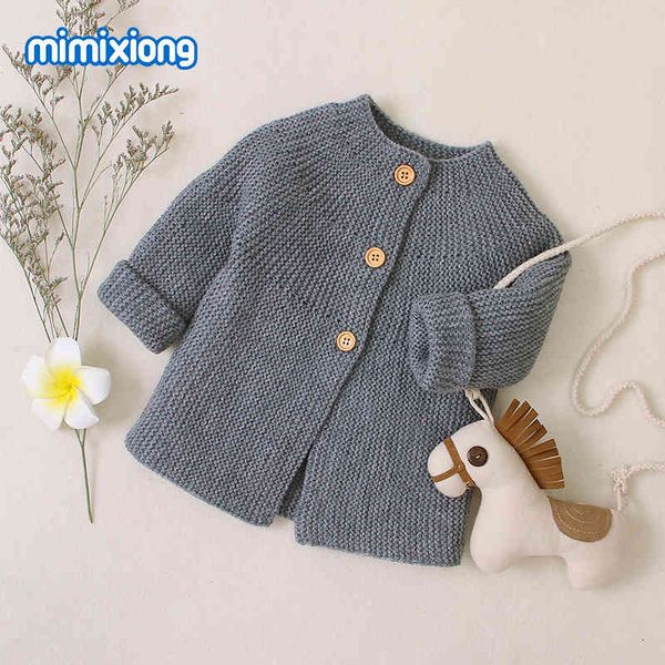 

factory wholesale baby fall new solid color knitted coat, White