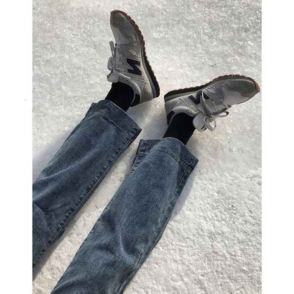 

wear large blue wide leg women's tube loose fat sister thin mm pants fashion