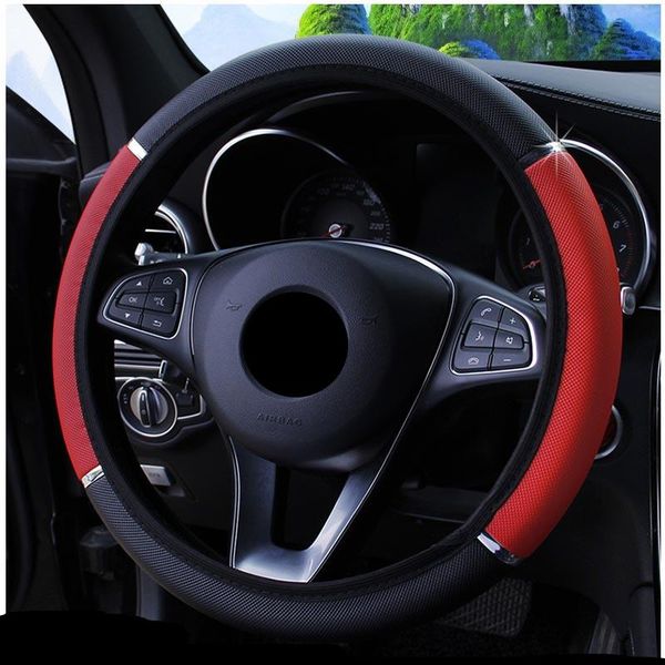 

steering wheel covers anti slip pu car leather for saab 9-3 9-5 93 95 2003-2011