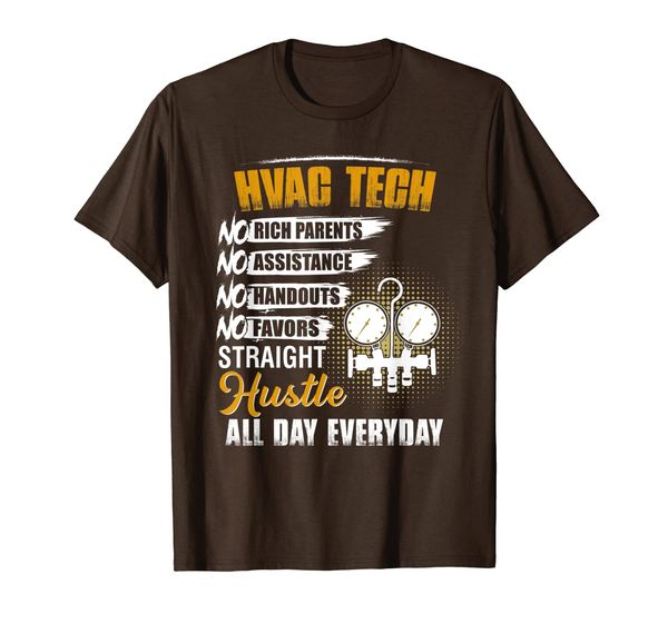 

Mens HVAC Tech For Men Funny Straight Hustle All Day Everyday T-Shirt, Mainly pictures