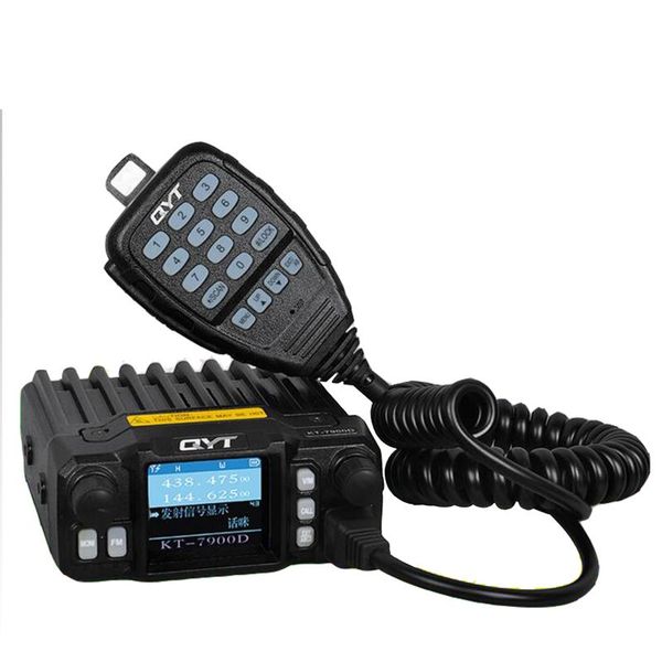 

walkie talkie kt-7900d car mobile radio quad band 144/220/350/440mhz 25w transceiver lcd display kt7900d vehicle