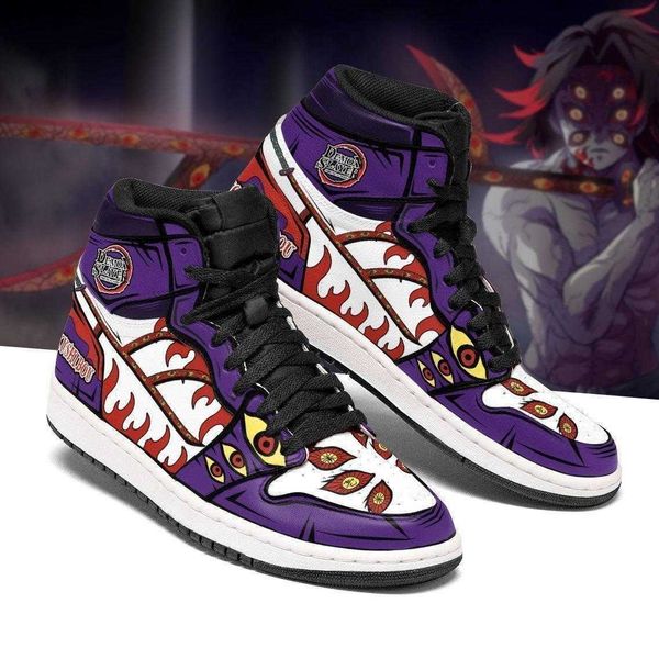 

costume kokushibou sneakers demon slayer anime shoes