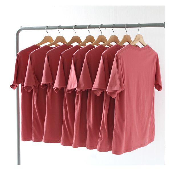 

women's t-shirt 200g weight 100% cotton shirts o-neck loose style women men's short sleeve plus size 4xl shirt ops couples summer, White