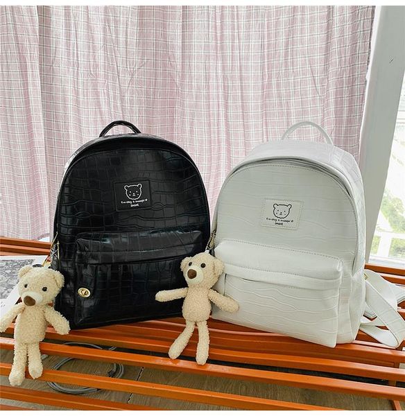 

backpack j3562 - leisure multi-function trend solid color large capacity