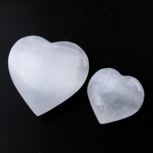 

decorative objects & figurines gemstones natural rose quartz crystals love puffy heart shaped carved stone healing crystal gemstone decor gi