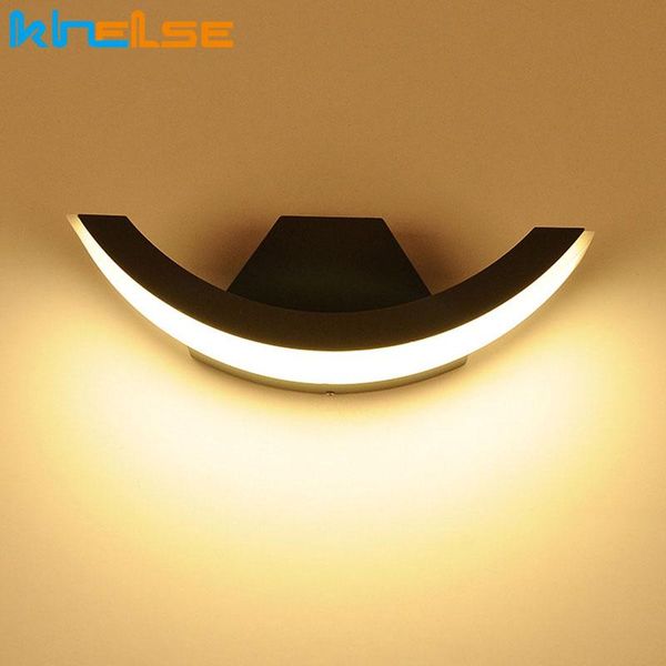 

24w led outdoor waterproof walkway front door garden porch wall light modern indoor corridor lighting fixture lamps