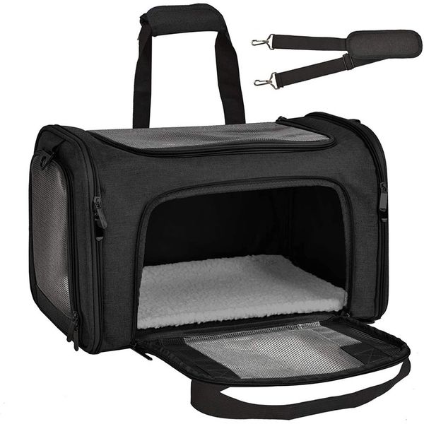 

out dog breathable shoulder foldable portable pet bag