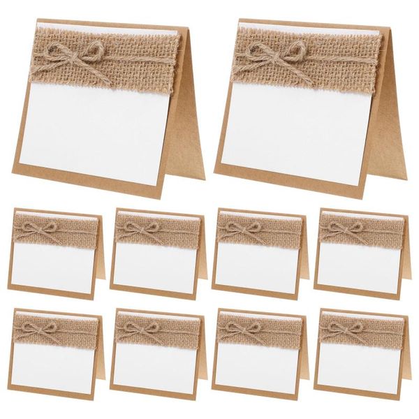 

greeting cards toyvian 10pcs wedding place party seating banquet table name paper
