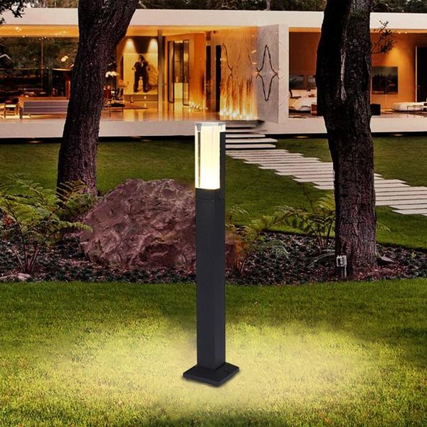 

hight waterproof led garden lamp aluminum pillar light outdoor lawn lamps