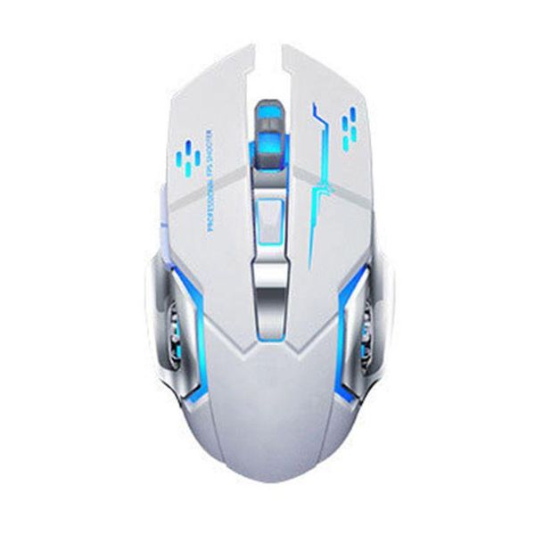 

mice x7 2.4ghz usb wireless rechargeable mechanical gaming mouse silent optical