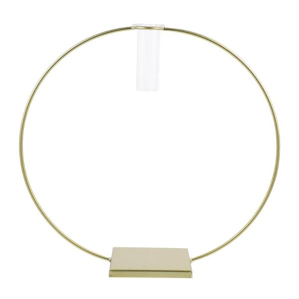

candle holders 1pc holder simple candleholder glass tube with iron frame room decoration