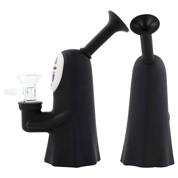 Водяная труба для курения Shisha Cookah Silicone Шланг сустава Масляные установки Bong Трубы Wax Burner Высота 6.2 