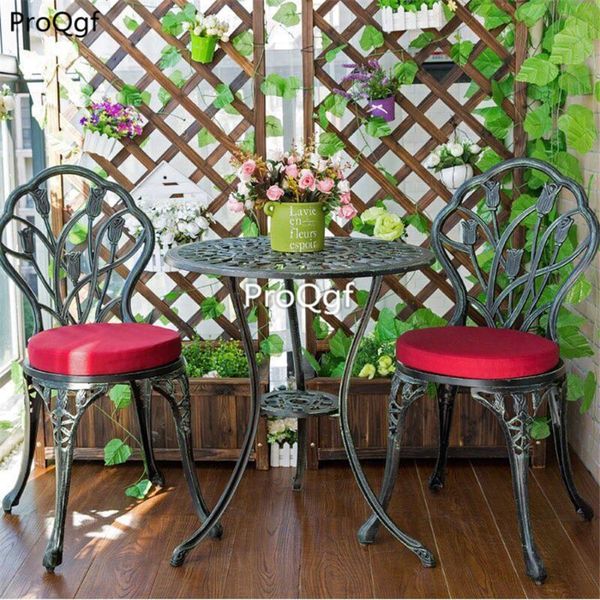

ngryise 1 set garden relax steel fashion 2 chair and table camp furniture