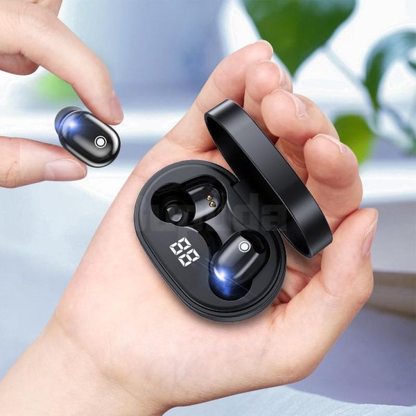 

wireless headset, ergonomic design, suitable for all smartphones, stereo noise-cancelling earbud sports headset cell phone earphon earphones