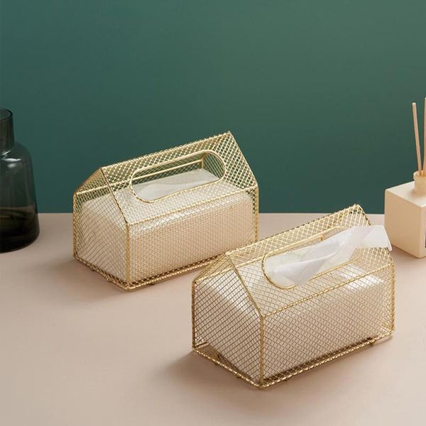 

tissue boxes & napkins living room storage organizer kitchen home decor hollowed out box office european style napkin holder iron art paper