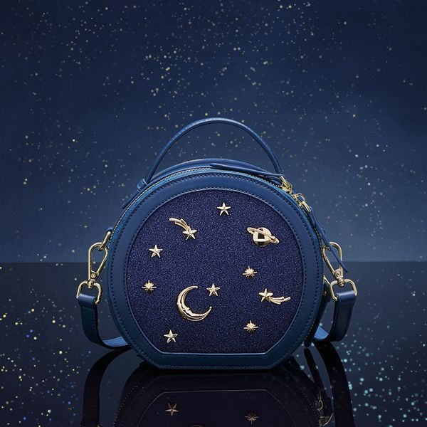

2021 Queen Paul's Women's Star Small Fashion Versatile Cross Carry Round Cake Bag