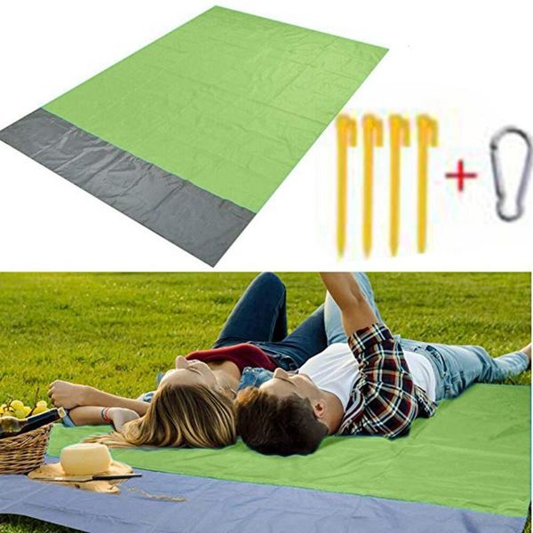 

outdoor pads picnic blanket rug sandless mattress pad foldable beach mat waterproof