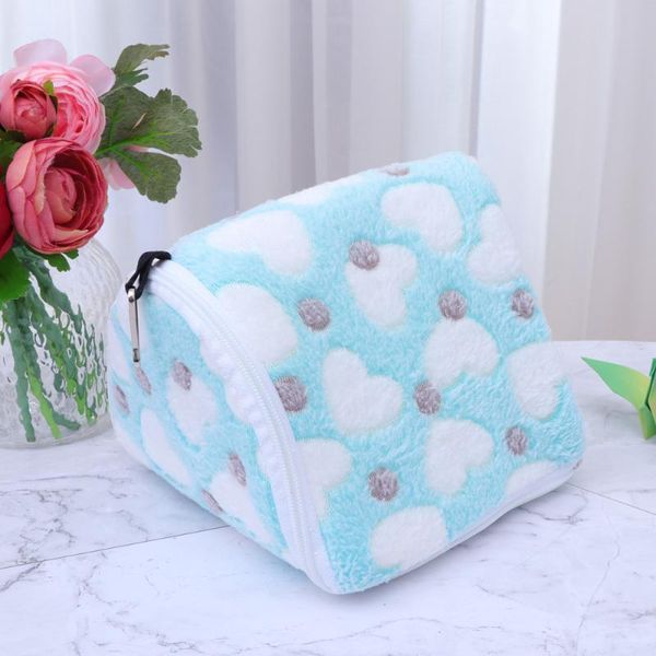 

14x12cm detachable hamster nest hedgehog sleeping bed winter warm pet supplies (green) kennels & pens