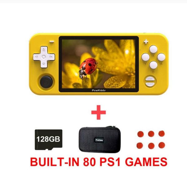 

open source system handheld game console rk3326 chip 3.5 inch ips screen 3d rocker ps fc gb retro games player portable players