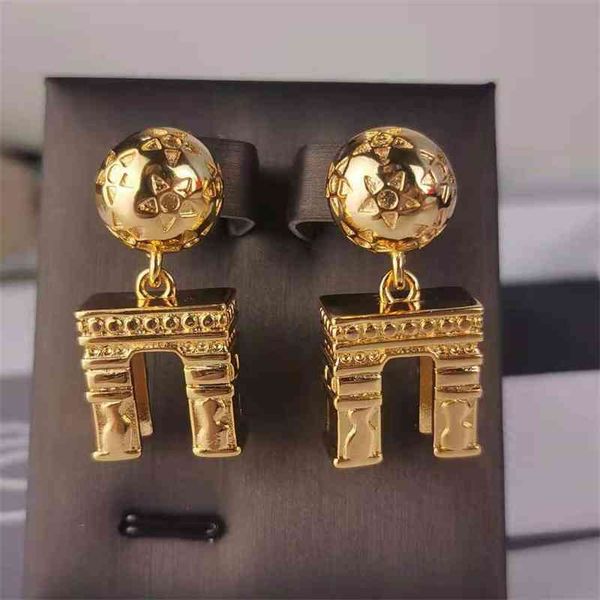 

special offer 75%off outlet earrings three dimensional arc de cel wind relief french planet advanced medieval vintage earrings, Silver