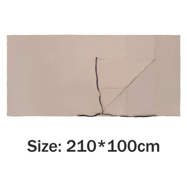 

sleeping bags 210 * 100cm travel bag khaki