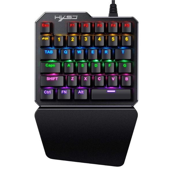 

keyboards gaming mechanical keyboard macro mouse rgb backlit switch portable mini keypad for pc ps4 lapnotebook gamer teclado