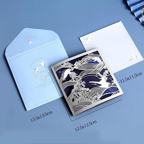 

greeting cards creative retro bronzing card set hollow postcard holiday birthday wishes message gift decoration