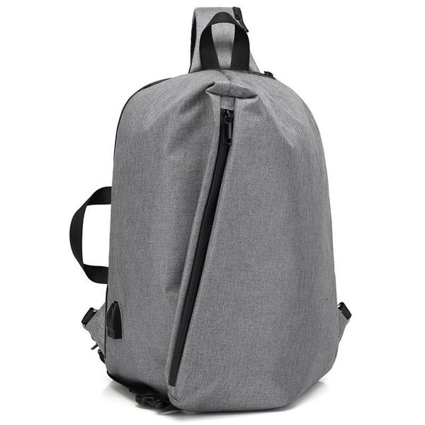 

backpack usb charging backpacks men mochila masculina korean bagpack one shoulder strap anti theft women crossbody chest bag