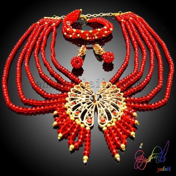 

earrings & necklace yulaili elegant design jewelry set women find beaded, Silver