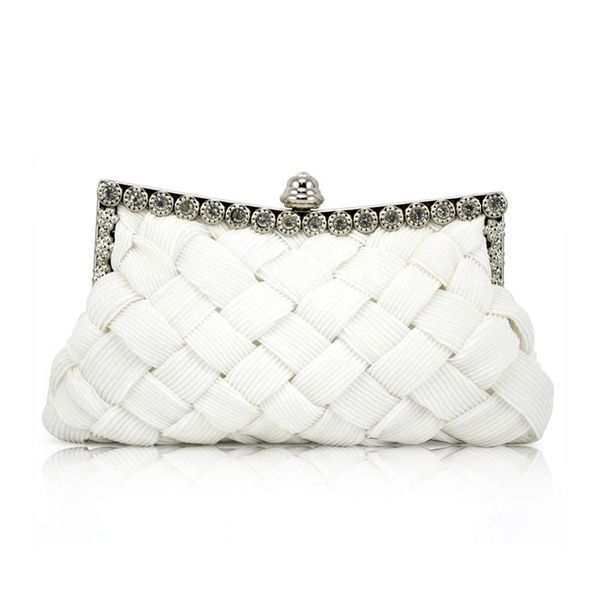 

evening bags white satin bridal prom clutch handbag purse