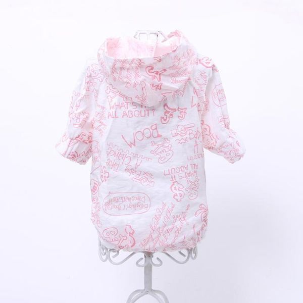 

dog apparel pet shirt letters print rash guards clothes cat puppy t-shirt spring/summer apperal 4 colours