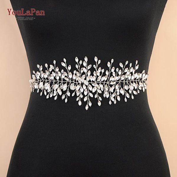 

wedding sashes youlapan sh237 fast dress belt bridal's rhinestone bridal sash silver diamond, White