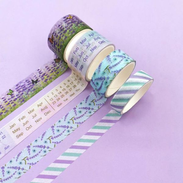 

gift wrap flower pattern masking tape sticker set diy hand account craft journal decoration po packaging material