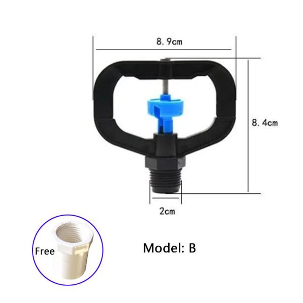 

watering equipments plastic sprinkler 360 degree spin automatic water spray lawn irrigation equipment for garden farm