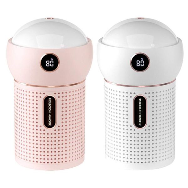 

humidifiers usb projection lamp humidifier ingle spray diffuser for household silent atmosphere night light