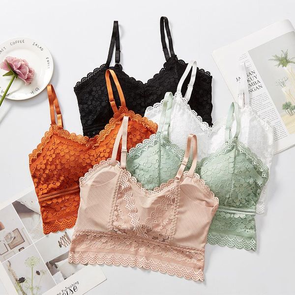 

yoga outfit lace sports bra women solid breathable sling with chest pad summer comfortable back beauty fitness gym