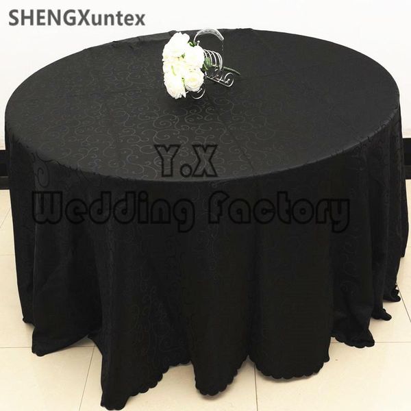 

nice looking round table cloth \ damask tablecloth for wedding decoration