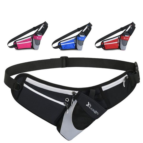 

cell phone pouches waterproof sport running waist bag luminous marathon water holder fitness hiking mobile case card key pouch pocket