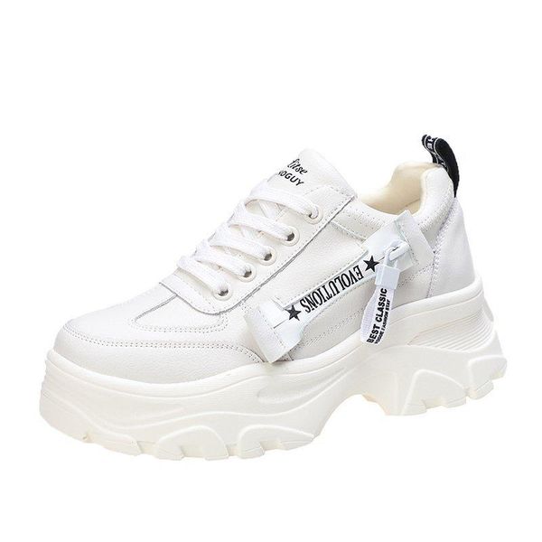 

boots hipster women's chunky sneakers 2021 platform women sneaker fashion street style woman trainers shoes ladies footwear, Black