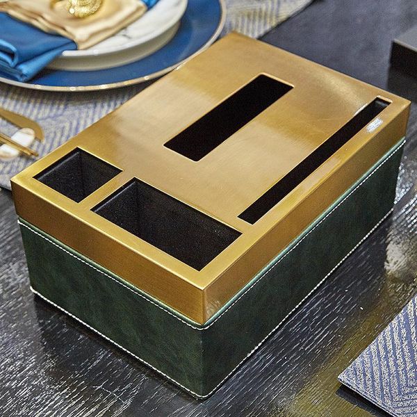 

tissue boxes & napkins nordic luxury box holder multifunctional storage vintage servilleto home decoration accessories