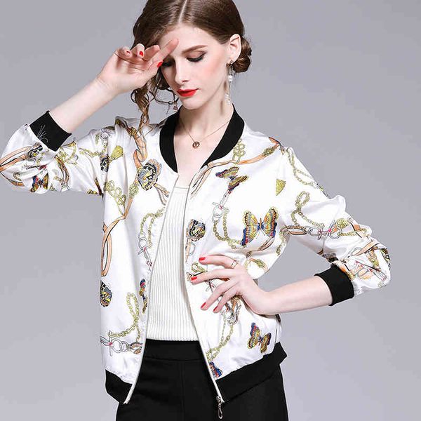 

women's jackets das mulheres da primavera beisebol jaqueta casual-estilo camisa meninas casacos de moda lady marca chiffon camisas eu0, Black;brown
