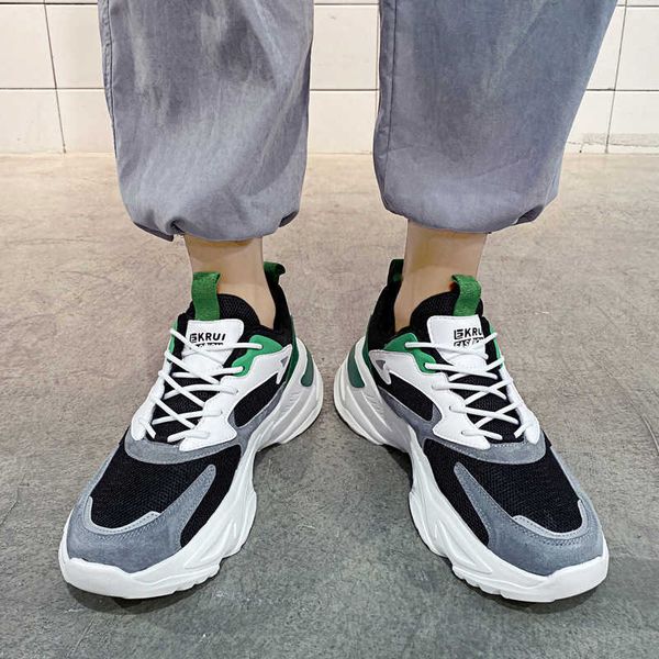 

men running shoes men's 2021 spring and autumn new fashion sports mesh breathable trend casual men's father shoes traniers sneaker