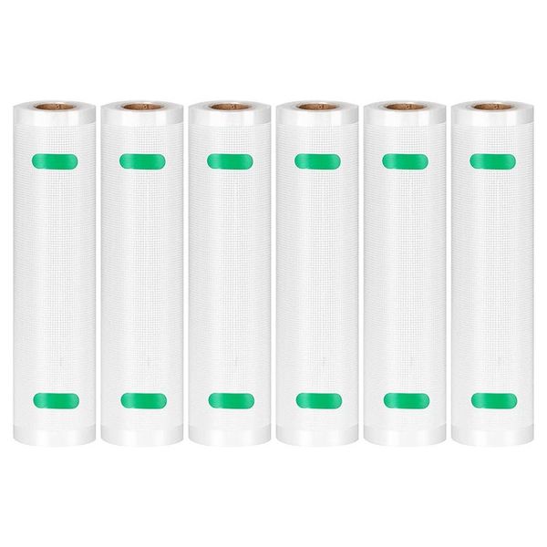 

vacuum bags 6 rolls seal storage for saver durable commercial grade bag heavy duty