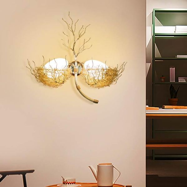 

wall lamps industrial creative restaurant bar lamp bedroom simple art light modern led lighting nordic cafe personality