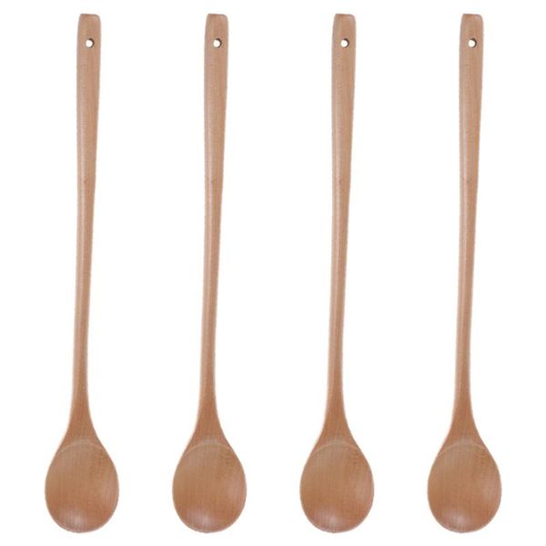 

spoons 4 pcs 1 bag multipurpose rice smooth stirring (log color)